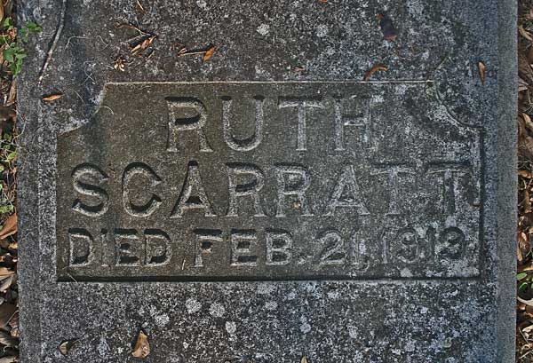 Ruth Scarratt Gravestone Photo