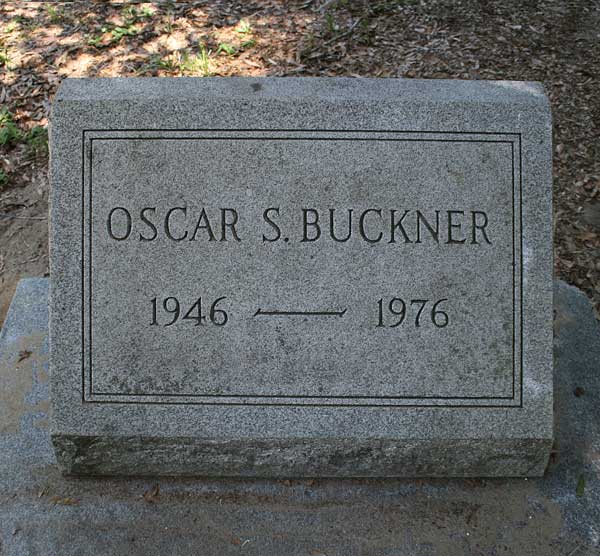 Oscar S. Buckner Gravestone Photo