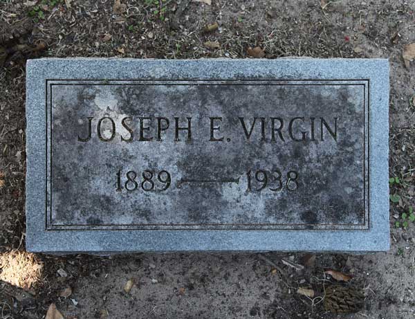 Joseph E. Virgin Gravestone Photo