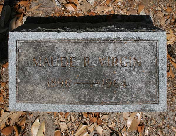 Maude R. Virgin Gravestone Photo