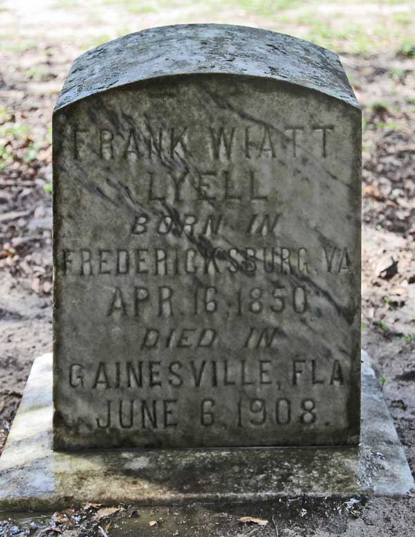 Frank Wiatt Lyell Gravestone Photo