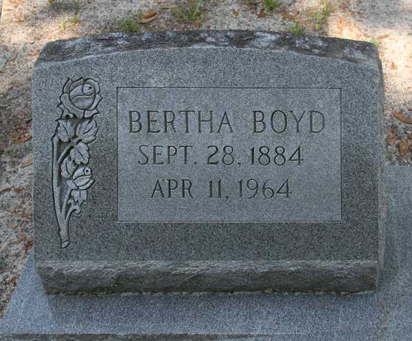 Bertha Boyd Gravestone Photo