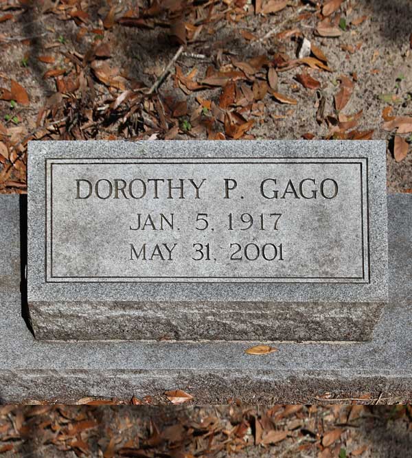 Dorothy P. Gago Gravestone Photo