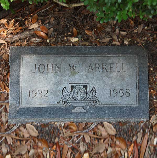 John W. Arkell Gravestone Photo