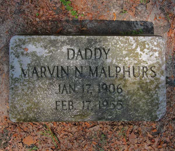 Marvin N. Malphurs Gravestone Photo
