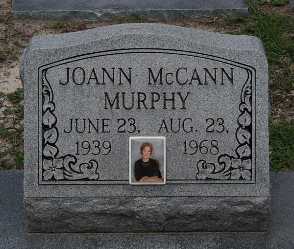Joann McCann Murphy Gravestone Photo