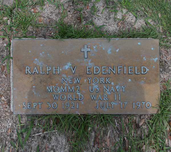 Ralph V. Edenfield Gravestone Photo
