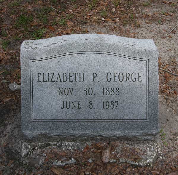 Elizabeth P. George Gravestone Photo