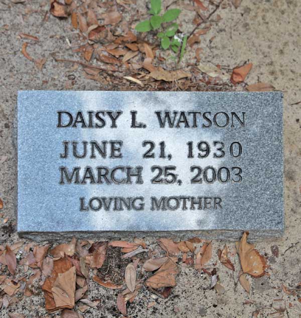Daisy L. Watson Gravestone Photo