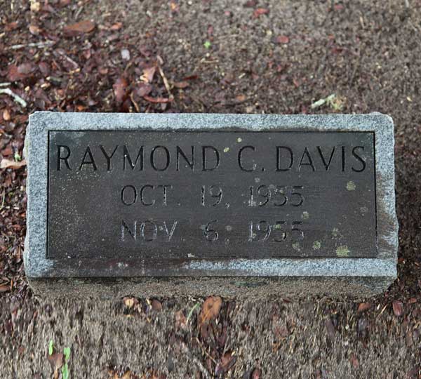 Raymond C. Davis Gravestone Photo