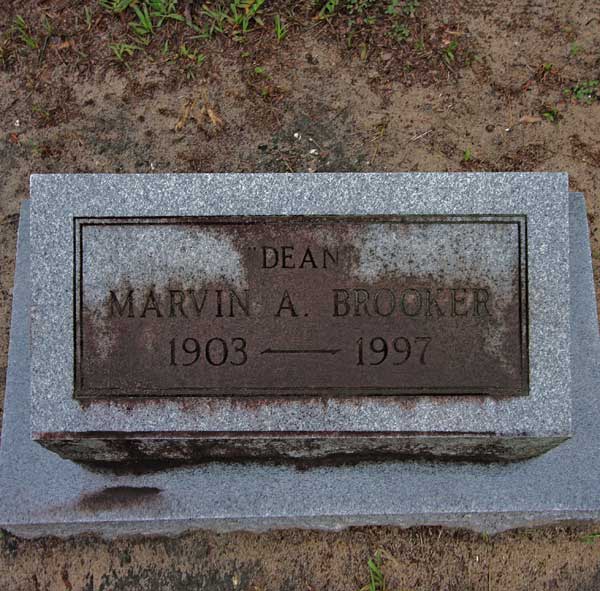Marvin A. Brooker Gravestone Photo