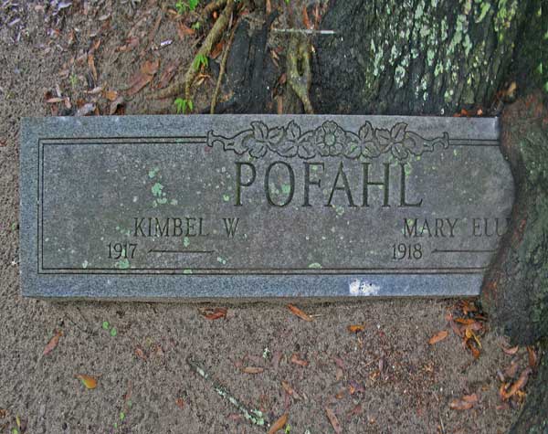Kimbel W. & Mary Ellen Pofahl Gravestone Photo