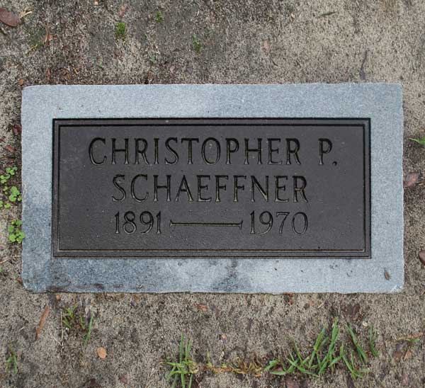 Christopher P. Schaeffner Gravestone Photo
