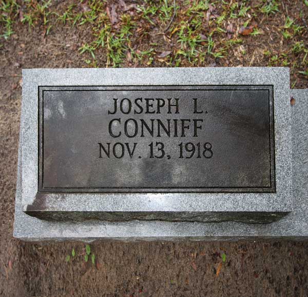 Joseph L. Conniff Gravestone Photo