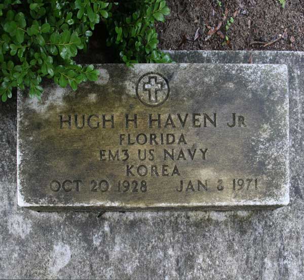 Hugh H. Haven Gravestone Photo