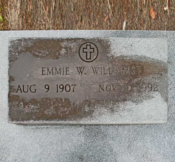 Emmie W. Williams Gravestone Photo