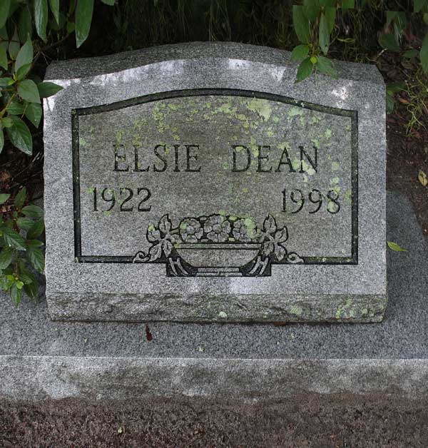Elsie Dean Gravestone Photo