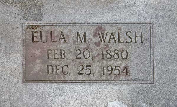Eula M. Walsh Gravestone Photo