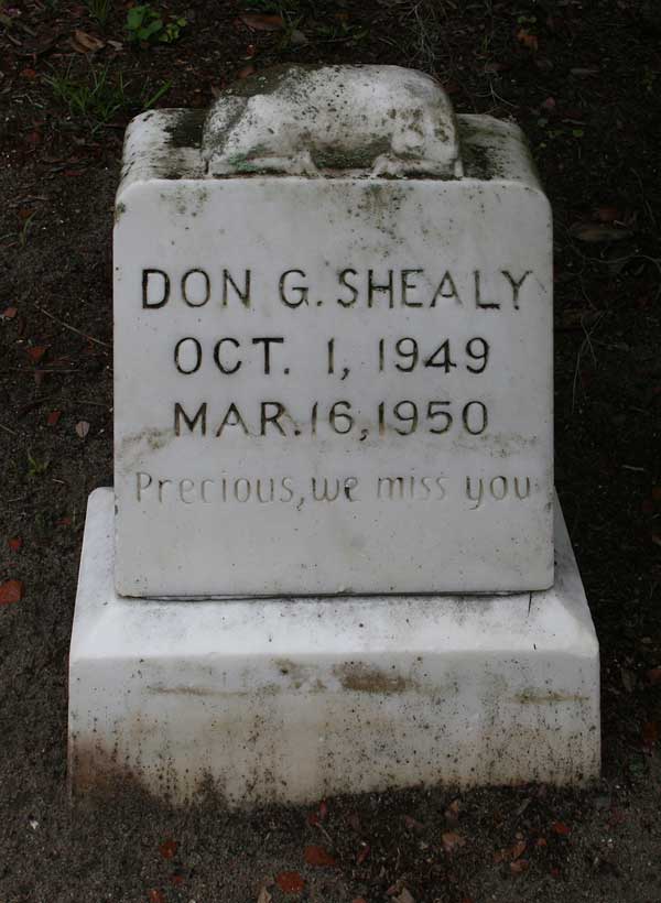 Don G. Shealy Gravestone Photo