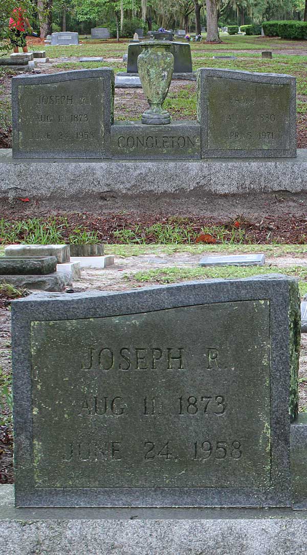 Joseph R. Congleton Gravestone Photo