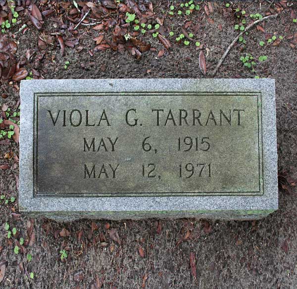 Viola G. Tarrant Gravestone Photo