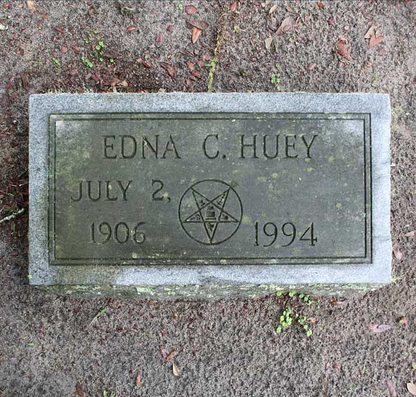 Edna C. Huey Gravestone Photo