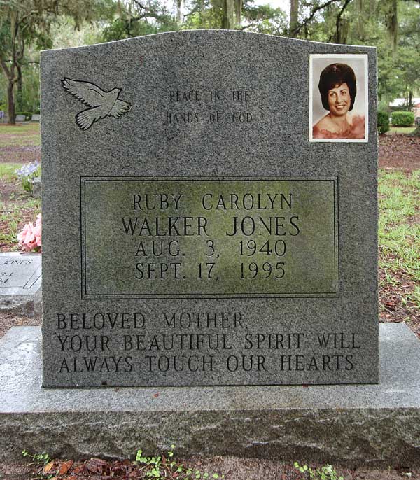 Ruby Carolyn Walker Jones Gravestone Photo