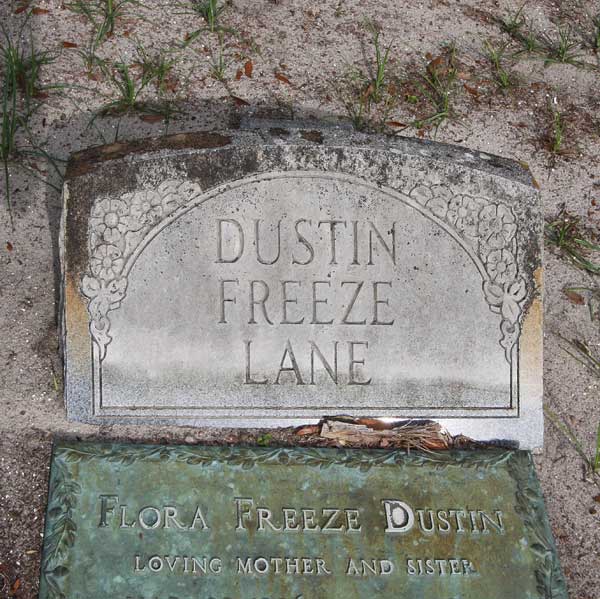 Dustin Freeze Lane Gravestone Photo