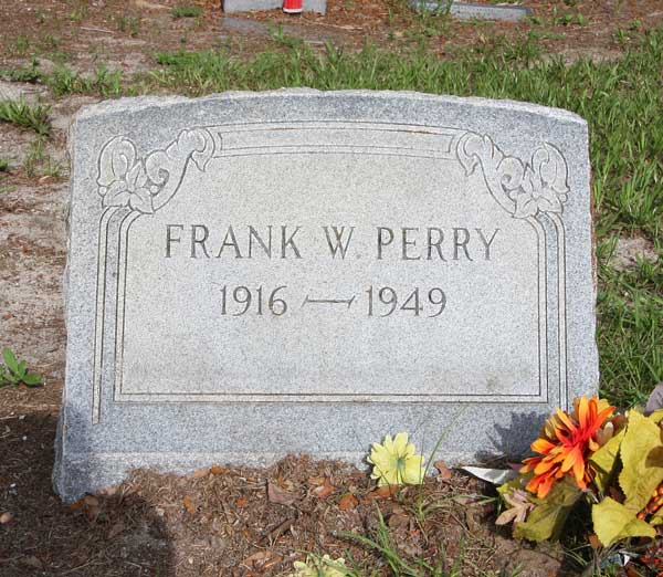 Frank W. Perry Gravestone Photo