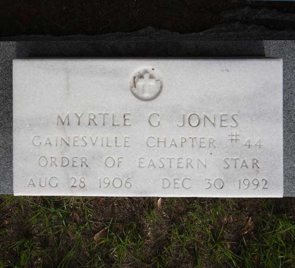 Myrtle G. Jones Gravestone Photo