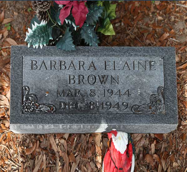 Barbara Elaine Brown Gravestone Photo