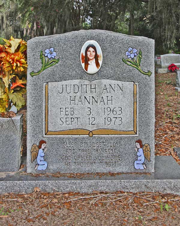 Judith Ann Hannah Gravestone Photo