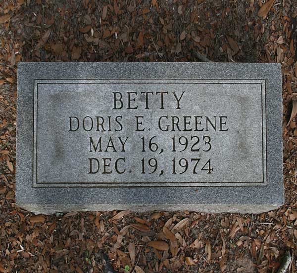 Doris E. Greene Gravestone Photo