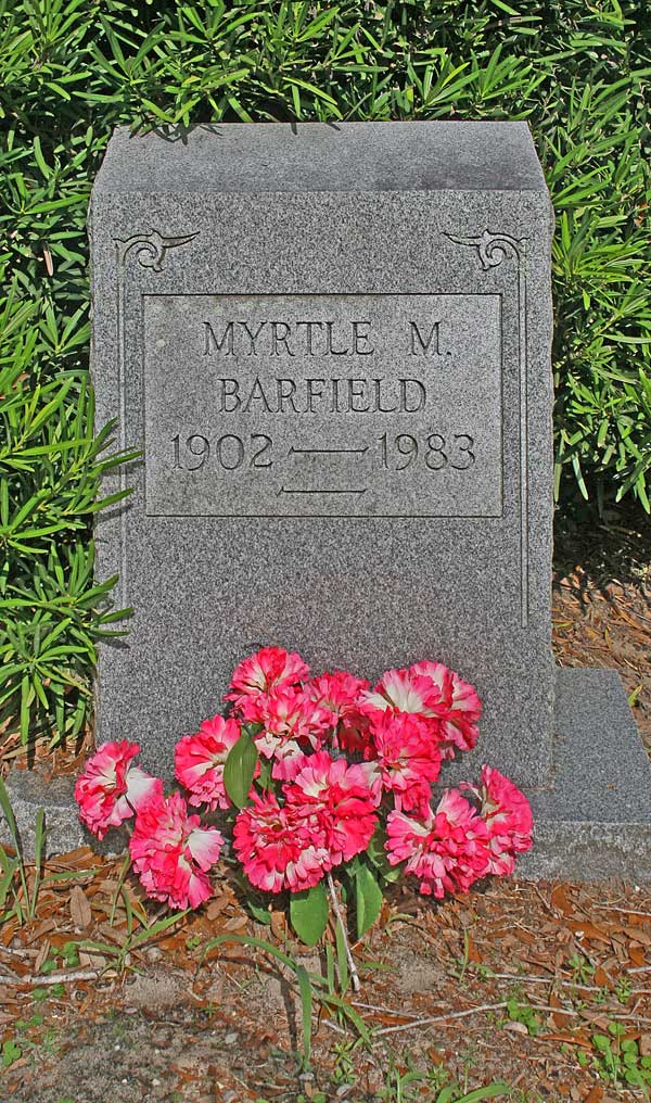 Myrtle M. Barfield Gravestone Photo