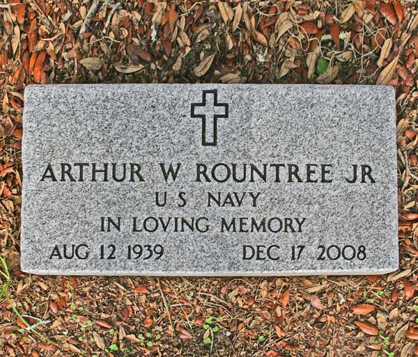 Arthur W. Rountree Gravestone Photo