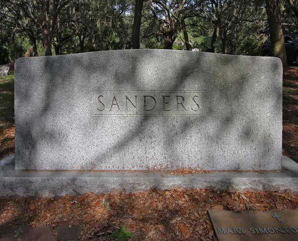  Sanders family Gravestone Photo