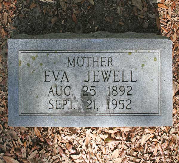 Eva Jewell Runnels Gravestone Photo