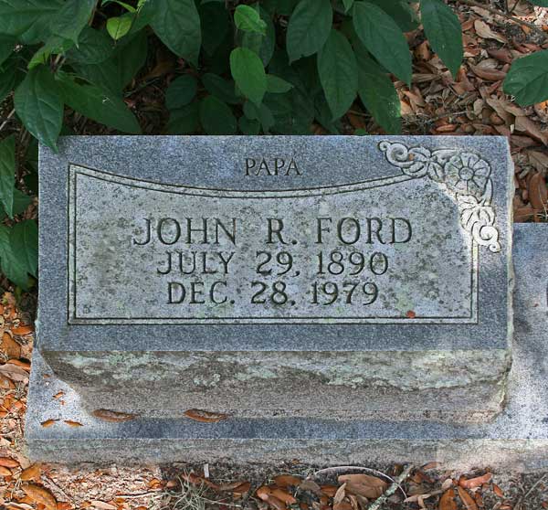 John R. Ford Gravestone Photo