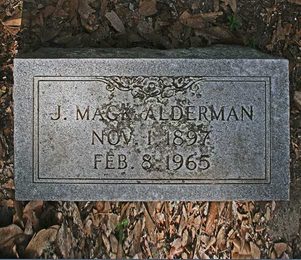 J. Mack Alderman Gravestone Photo