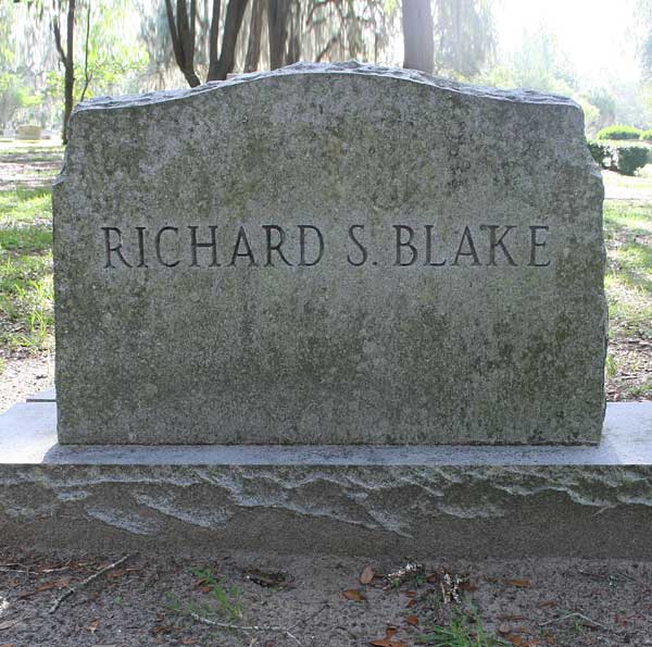 Richard S. Blake Gravestone Photo