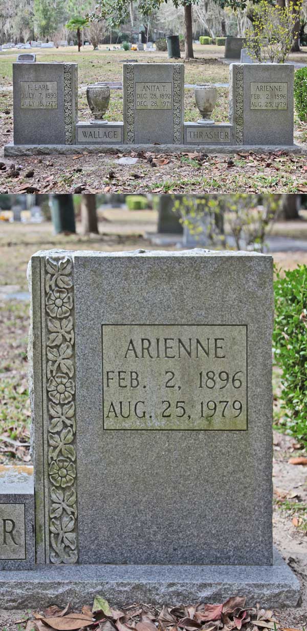 Arienne Thrasher Gravestone Photo