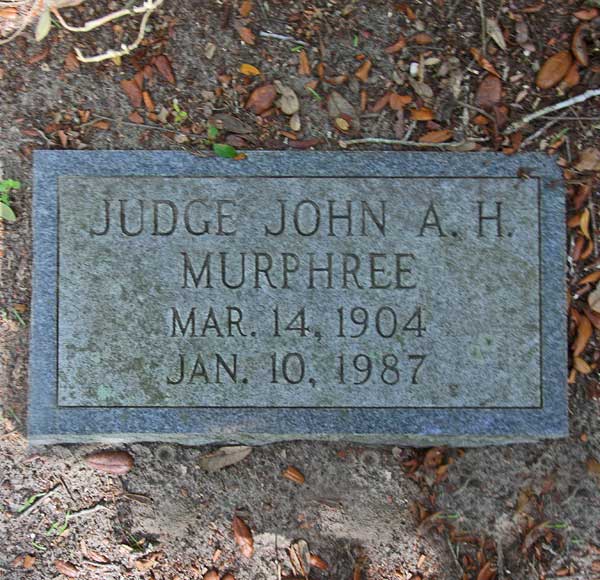 John A.H. Murphree Gravestone Photo