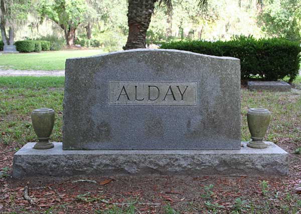  Alday family Gravestone Photo