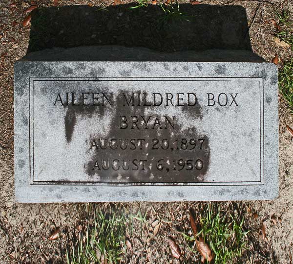 Aileen Mildred Box Bryan Gravestone Photo