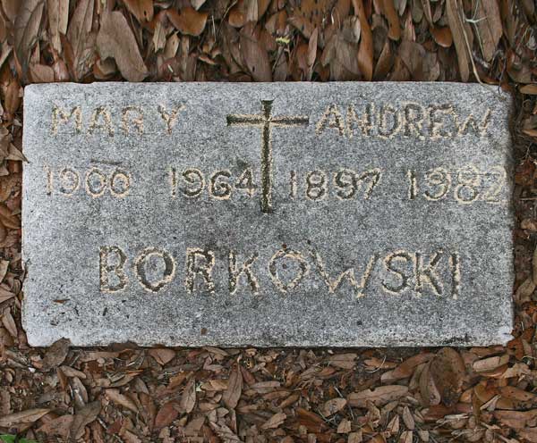 Mary  & Andrew Borkowski Gravestone Photo