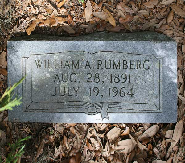 William A. Rumberg Gravestone Photo
