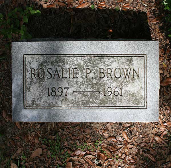 Rosalie P. Brown Gravestone Photo