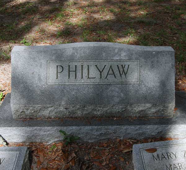  Philyaw family Gravestone Photo