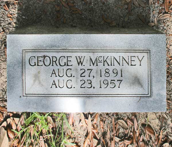 George W. McKinney Gravestone Photo