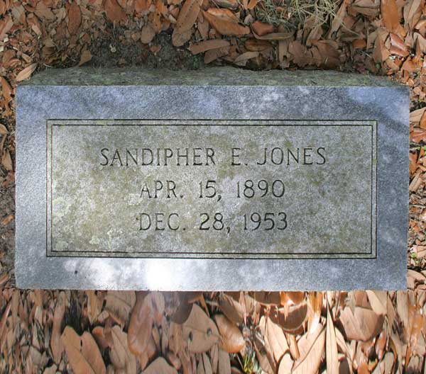 Sandipher E. Jones Gravestone Photo